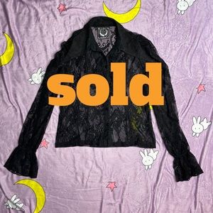 🖤 Killstar Valentina Lace Shirt